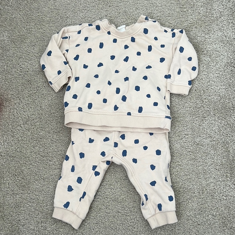 H&M Polka Dot Set 9M